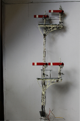 7mm scale model of Seaton Junction up starter signal