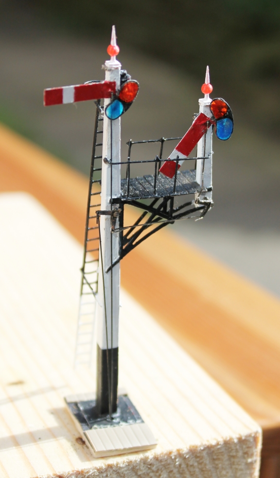 4mm scale GWR Square post Bracket Signal